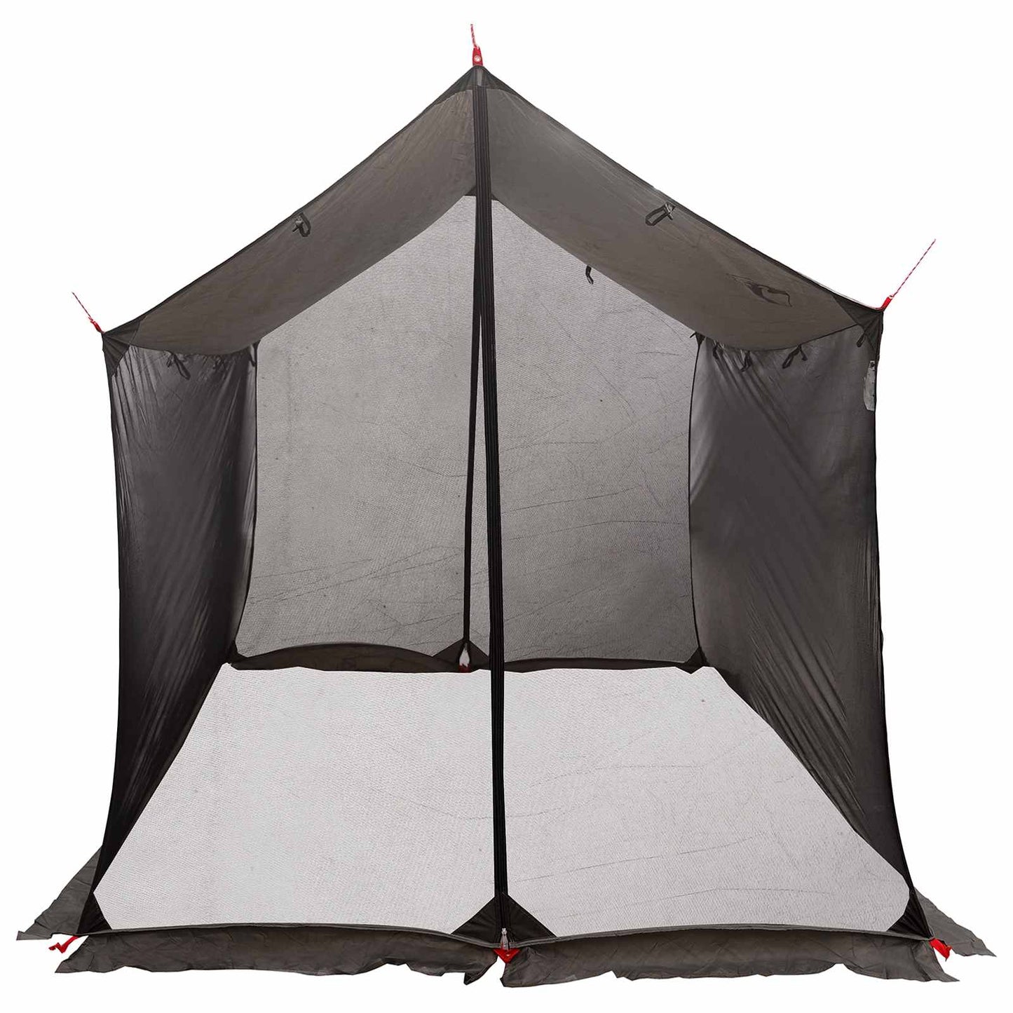 vidaXL Camping Tarp with Mesh Walls Brown Grey 270 x 210 x 210 cm