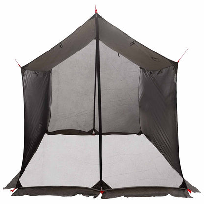 vidaXL Camping Tarp with Mesh Walls Brown Grey 270 x 210 x 210 cm