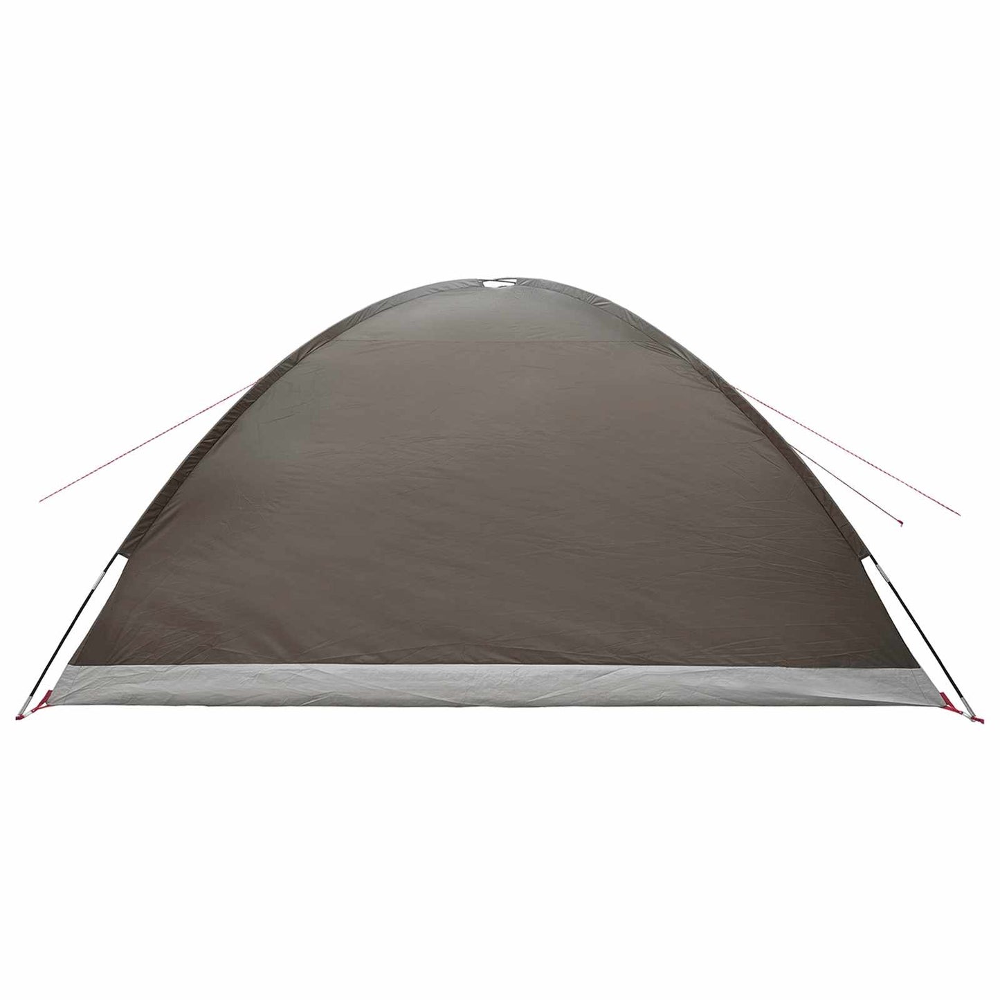 vidaXL Cabin Tent with Roof Brown grey 8-Person Polyester and Steel