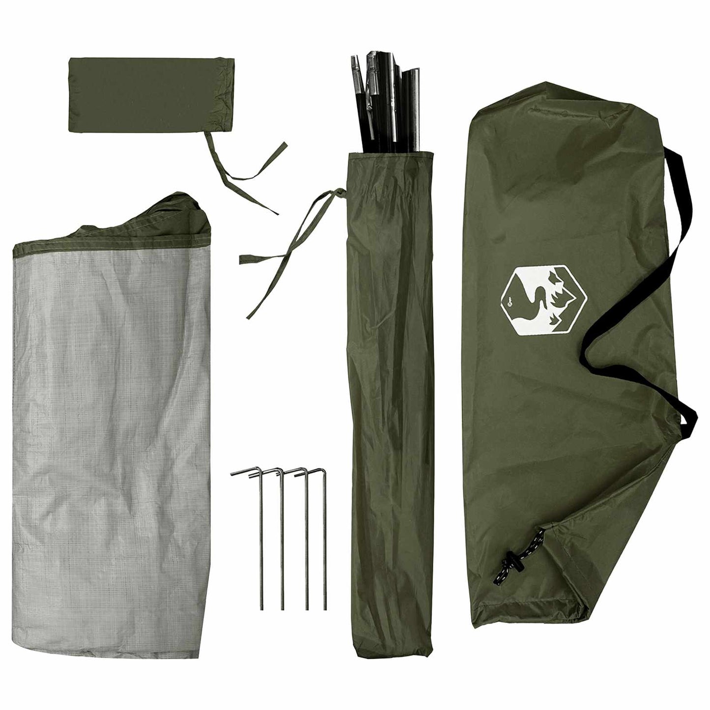 vidaXL Storage Tent Olive Green 120 x 50 x 70 cm Polyester and Steel