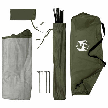 vidaXL Storage Tent Olive Green 120 x 50 x 70 cm Polyester and Steel