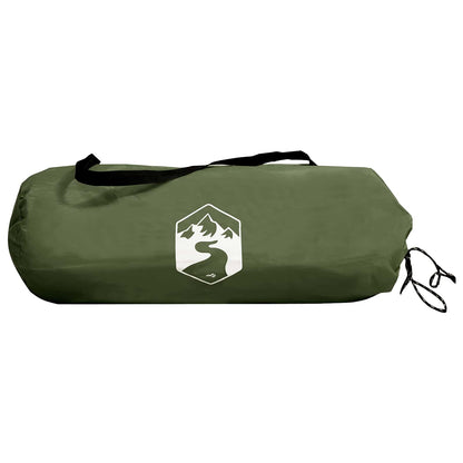 vidaXL Tunnel Tent Olive Green 410 x 175 x 105 cm Polyester and Steel