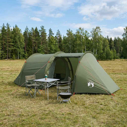 vidaXL Tunnel Tent Olive Green 410 x 175 x 105 cm Polyester and Steel