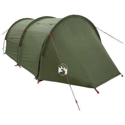 vidaXL Tunnel Tent Olive Green 410 x 175 x 105 cm Polyester and Steel