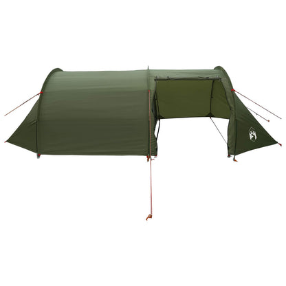 vidaXL Tunnel Tent Olive Green 410 x 175 x 105 cm Polyester and Steel