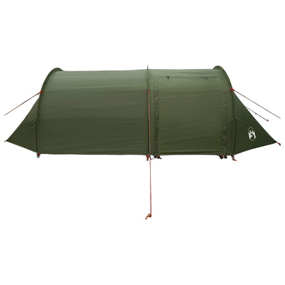 vidaXL Tunnel Tent Olive Green 410 x 175 x 105 cm Polyester and Steel