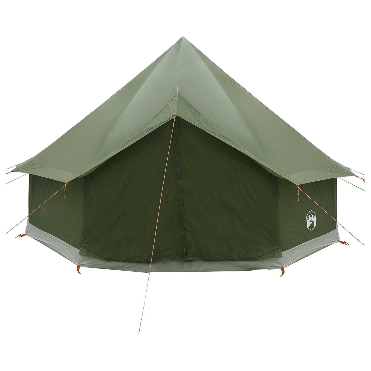 vidaXL Tipi Tent Olive Green 300 x 300 x 200 cm Polyester and Steel