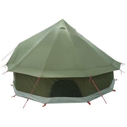 vidaXL Tipi Tent Olive Green 300 x 300 x 200 cm Polyester and Steel