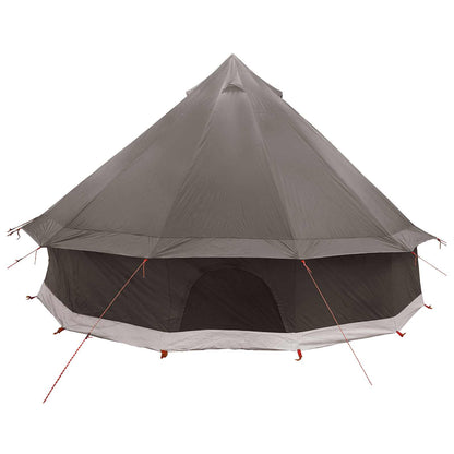 vidaXL Tipi Tent Brown Grey 300 x 300 x 200 cm Polyester and Steel
