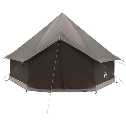 vidaXL Tipi Tent Brown Grey 300 x 300 x 200 cm Polyester and Steel