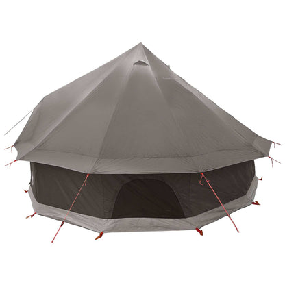 vidaXL Tipi Tent Brown Grey 300 x 300 x 200 cm Polyester and Steel
