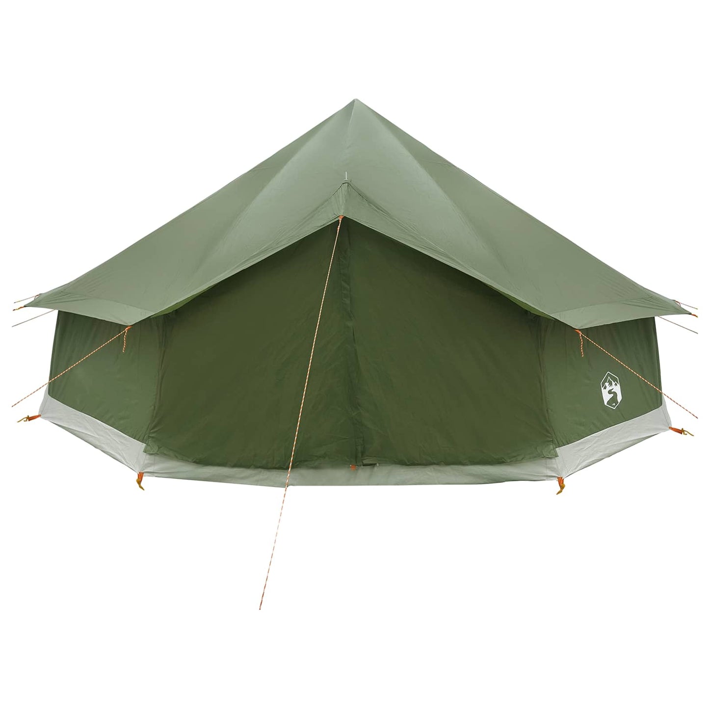 vidaXL Tipi Tent Olive Green 600 x 600 x 350 cm Polyester and Steel