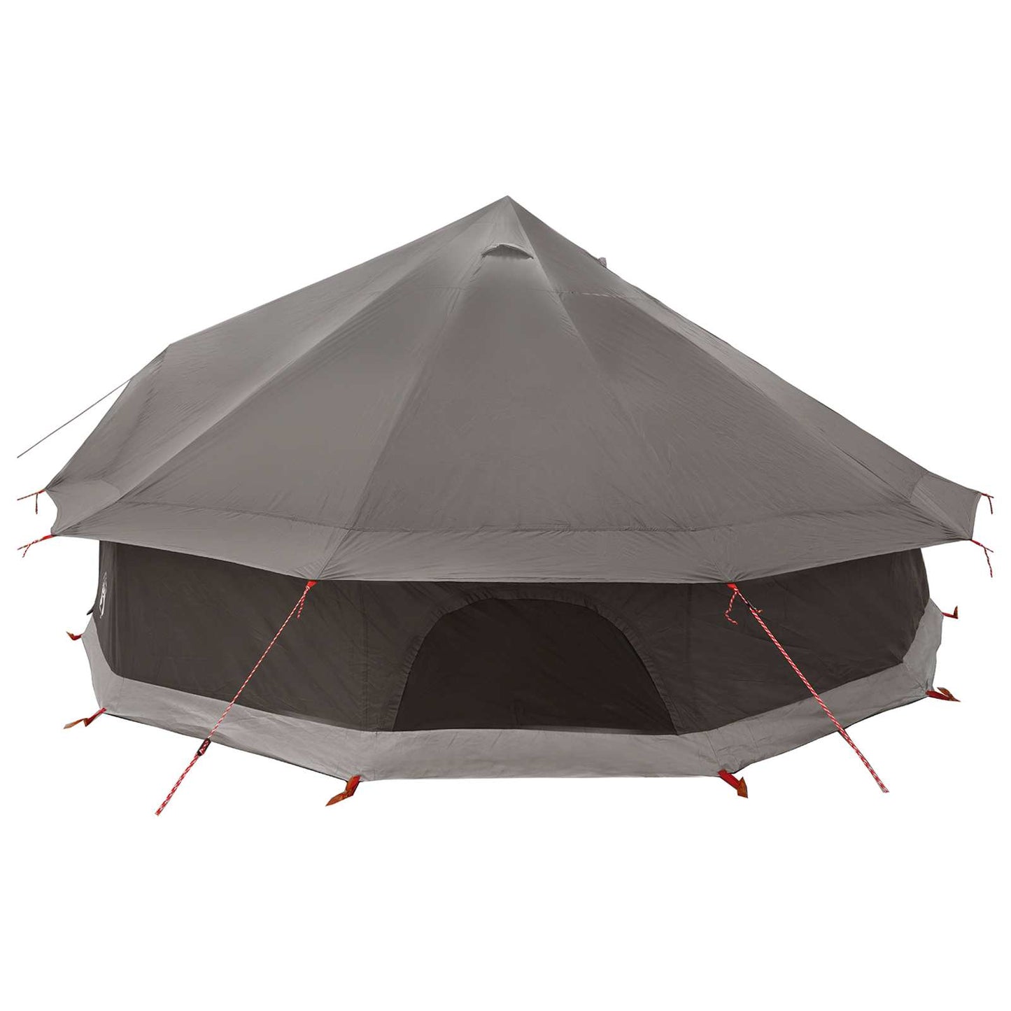 vidaXL Tipi Tent Brown Grey 600 x 600 x 350 cm Polyester and Steel