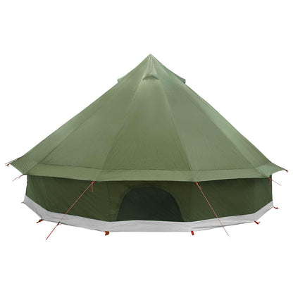 vidaXL Tipi Tent Olive Green 500 x 500 x 300 cm Polyester and Steel