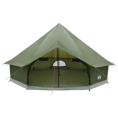 vidaXL Tipi Tent Olive Green 500 x 500 x 300 cm Polyester and Steel
