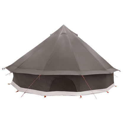 vidaXL Tipi Tent Brown Grey 500 x 500 x 300 cm Polyester and Steel