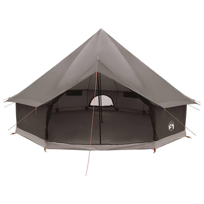 vidaXL Tipi Tent Brown Grey 500 x 500 x 300 cm Polyester and Steel