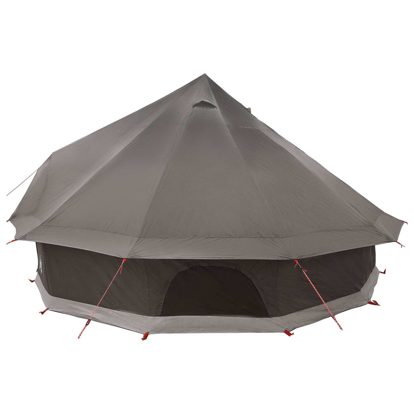 vidaXL Tipi Tent Brown Grey 500 x 500 x 300 cm Polyester and Steel