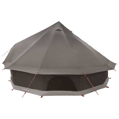 vidaXL Tipi Tent Brown Grey 500 x 500 x 300 cm Polyester and Steel