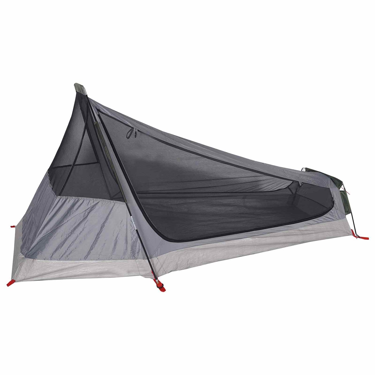 vidaXL Tunnel Tent Olive Green 215 x 100 x 90 cm Polyester and Steel