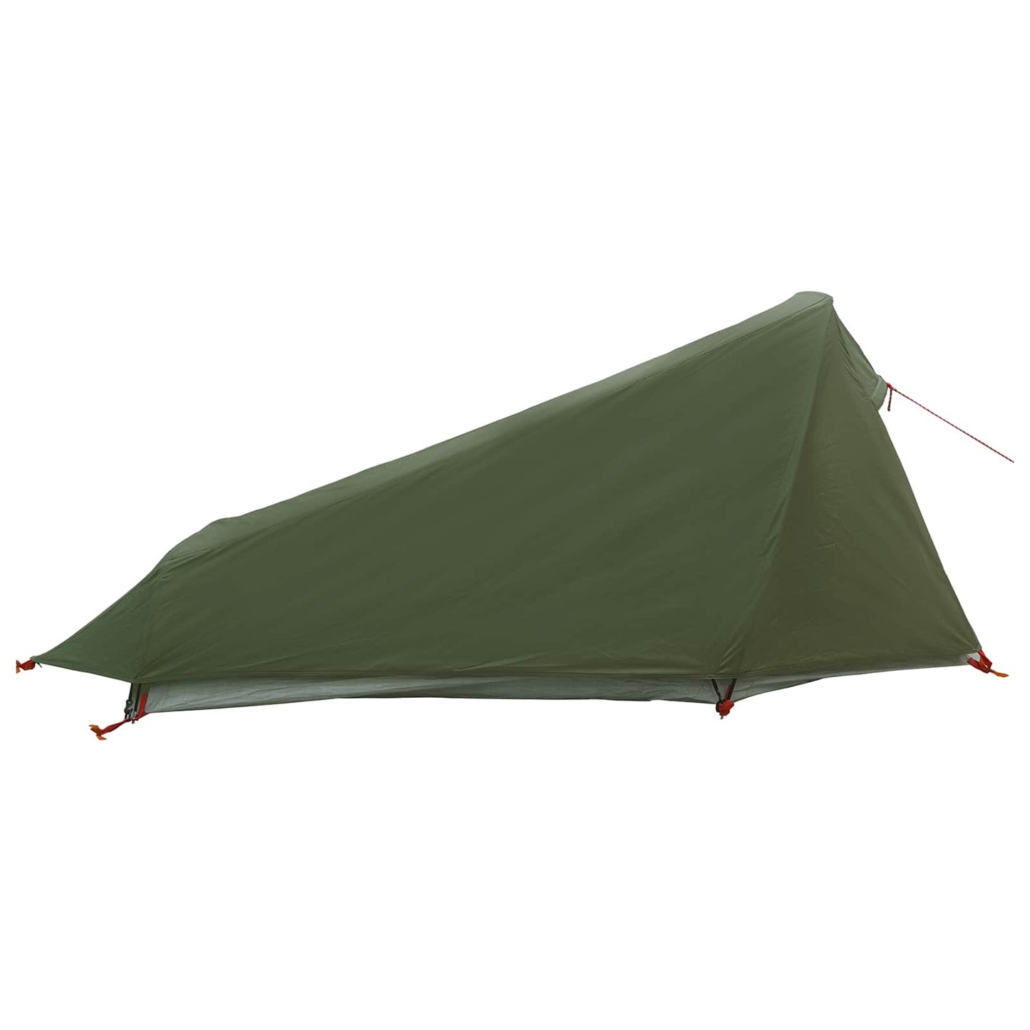 vidaXL Tunnel Tent Olive Green 215 x 100 x 90 cm Polyester and Steel
