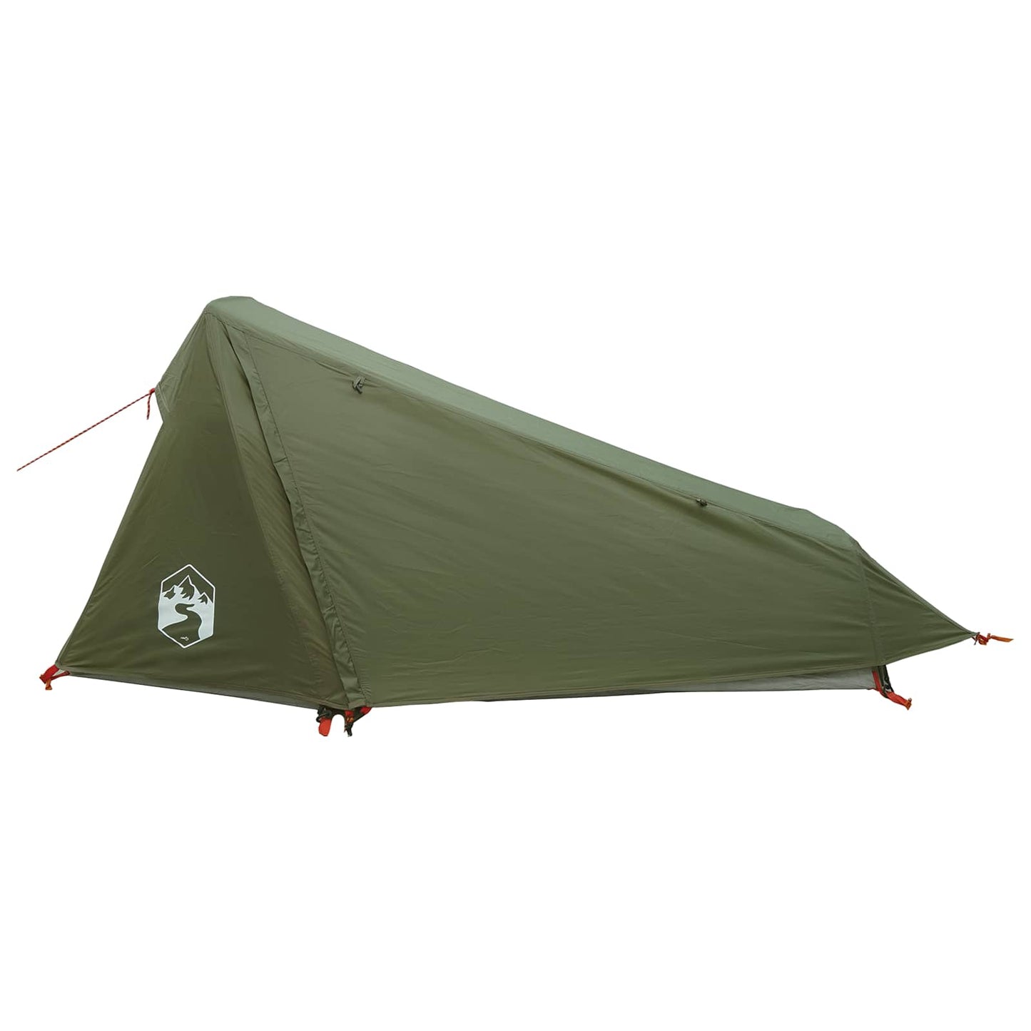 vidaXL Tunnel Tent Olive Green 215 x 100 x 90 cm Polyester and Steel