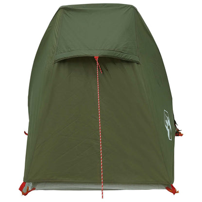vidaXL Tunnel Tent Olive Green 215 x 100 x 90 cm Polyester and Steel