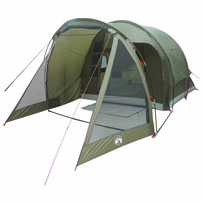 vidaXL Cabin Tent Olive Green 488 x 244 x 183 cm Polyester and Steel