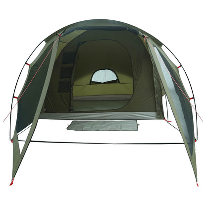vidaXL Cabin Tent Olive Green 488 x 244 x 183 cm Polyester and Steel