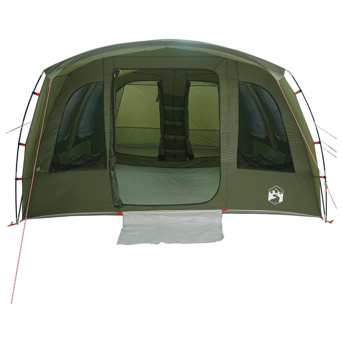 vidaXL Tunnel Tent Olive Green 427 x 315 x 178 cm Polyester and Steel