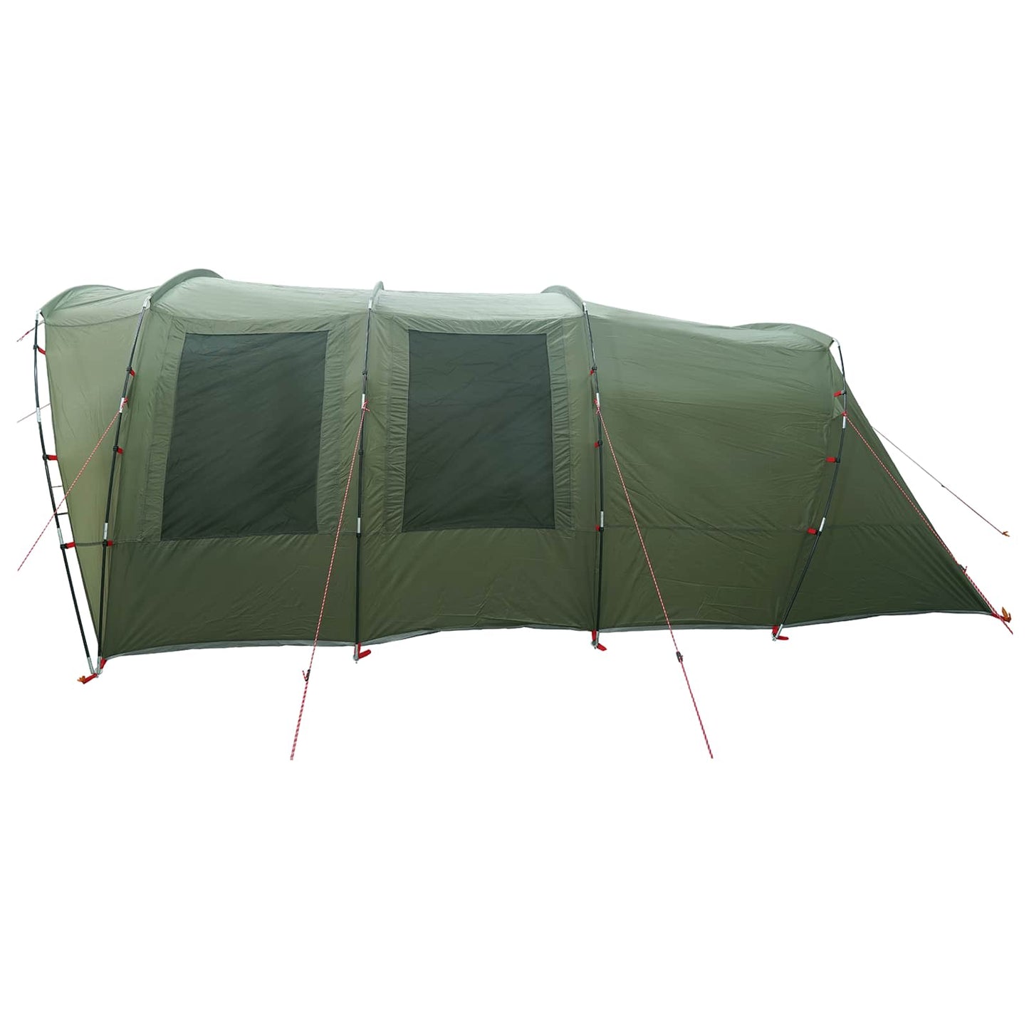 vidaXL Tunnel Tent Olive Green 427 x 315 x 178 cm Polyester and Steel