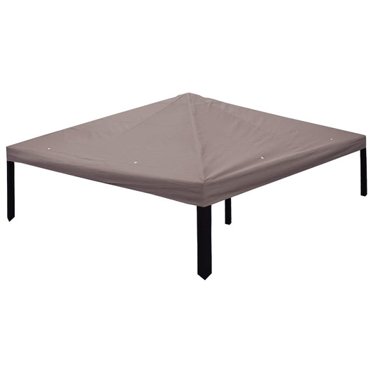 vidaXL Gazebo Cover Taupe 300 x 300 cm Polyester and Steel