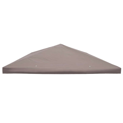 vidaXL Gazebo Cover with Roof Taupe 300 x 300 cm Polyester and Steel