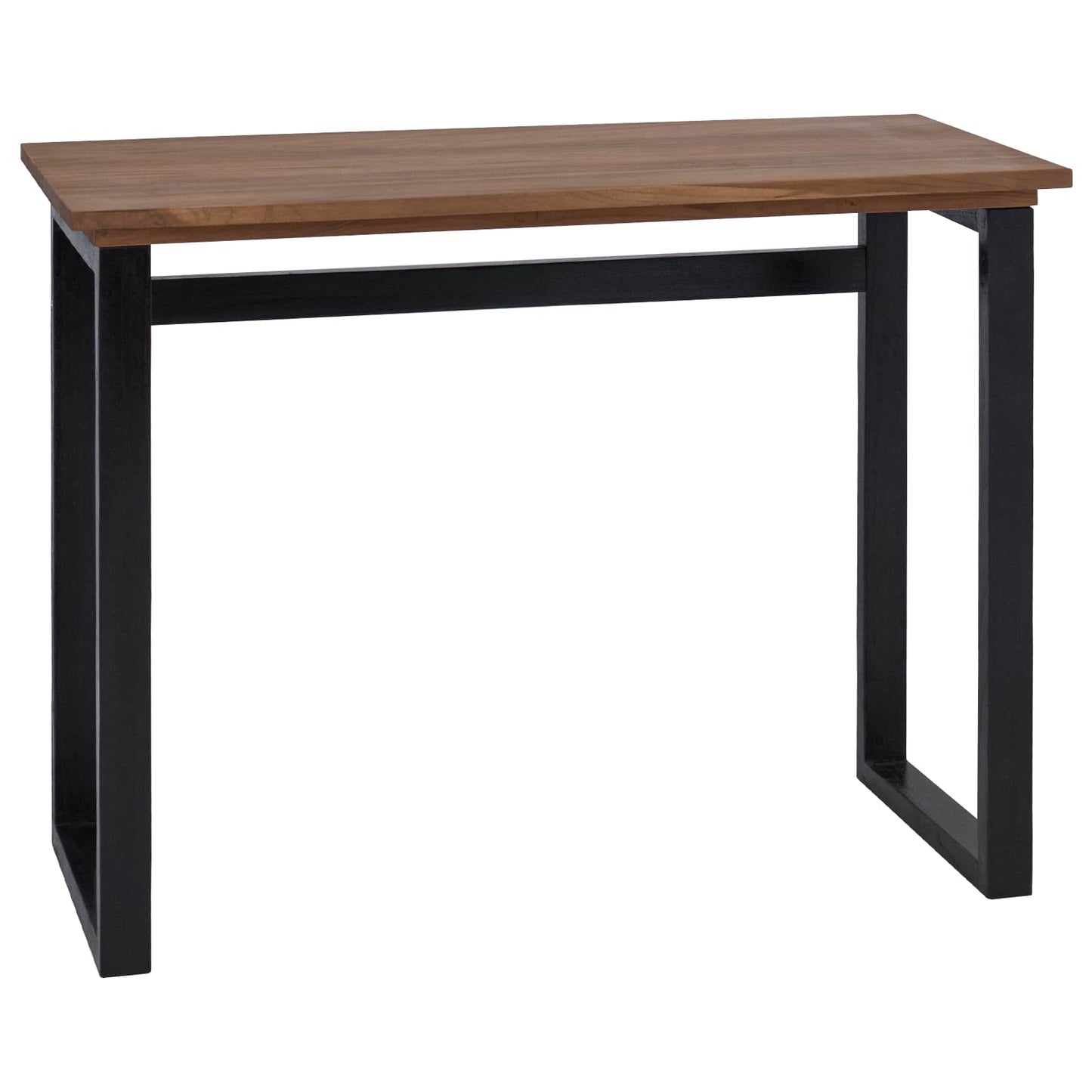 vidaXL Desk Natural Solid Teak Wood 100 x 45 x 75cm