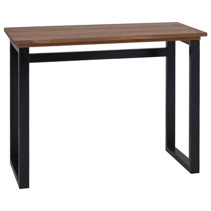 vidaXL Desk Natural Solid Teak Wood 100 x 45 x 75cm