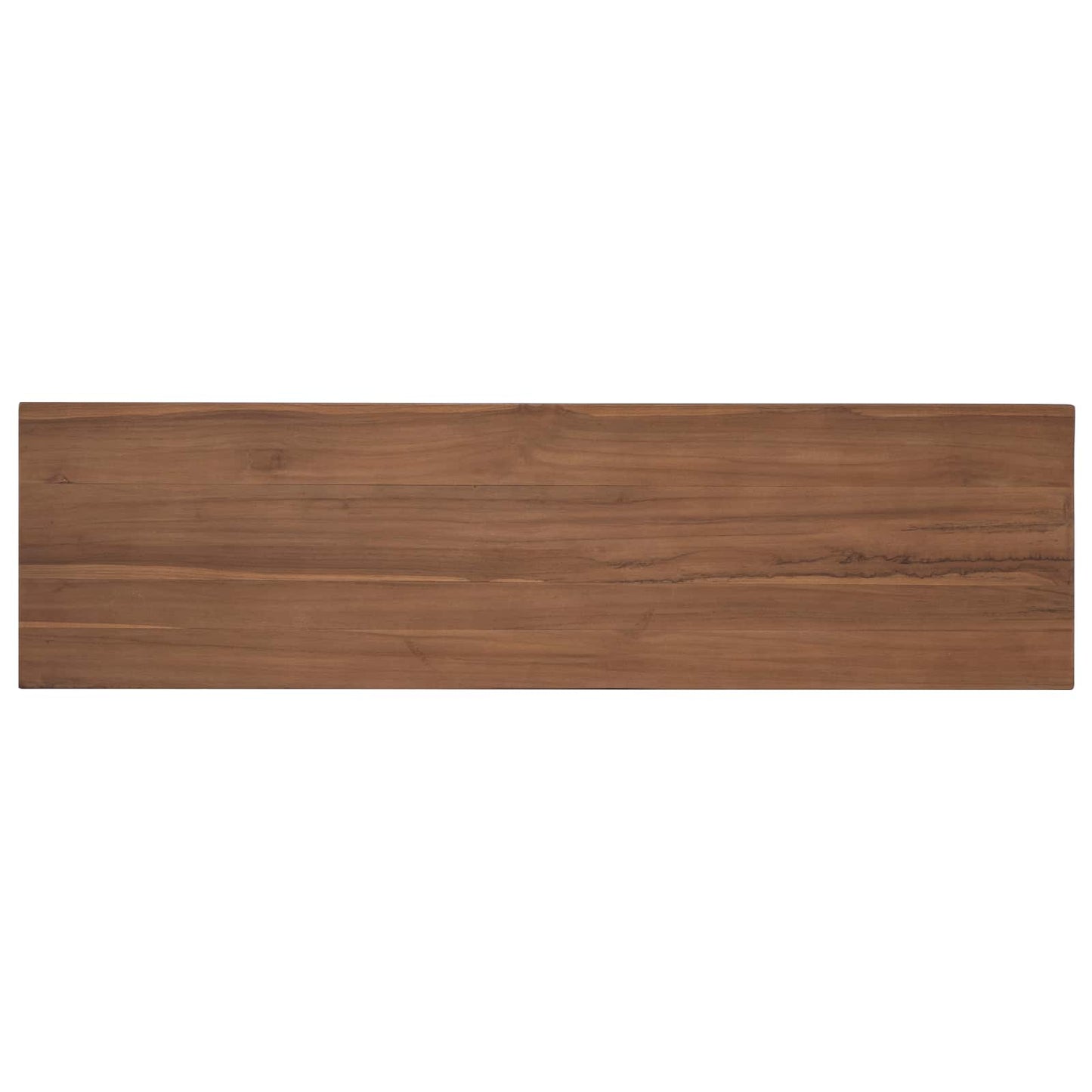 vidaXL TV Cabinet 110 x 30 x 40 cm Natural Solid Teak Wood