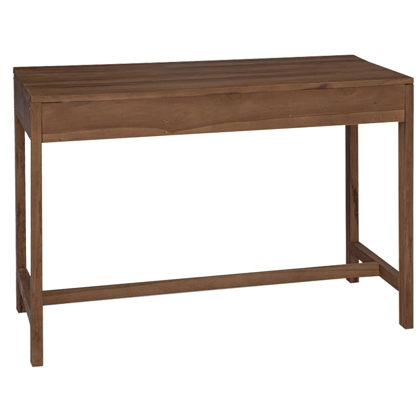 vidaXL Desk with Drawers Natural Solid Teak Wood 110 x 50 x 75 cm