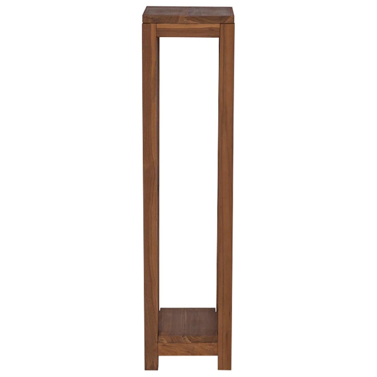 vidaXL Plant Stand 2 pcs Natural 25 x 25 x 100 cm Solid Teak Wood