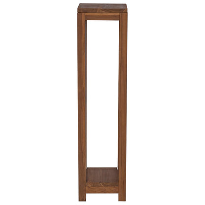 vidaXL Plant Stand 2 pcs Natural 25 x 25 x 100 cm Solid Teak Wood