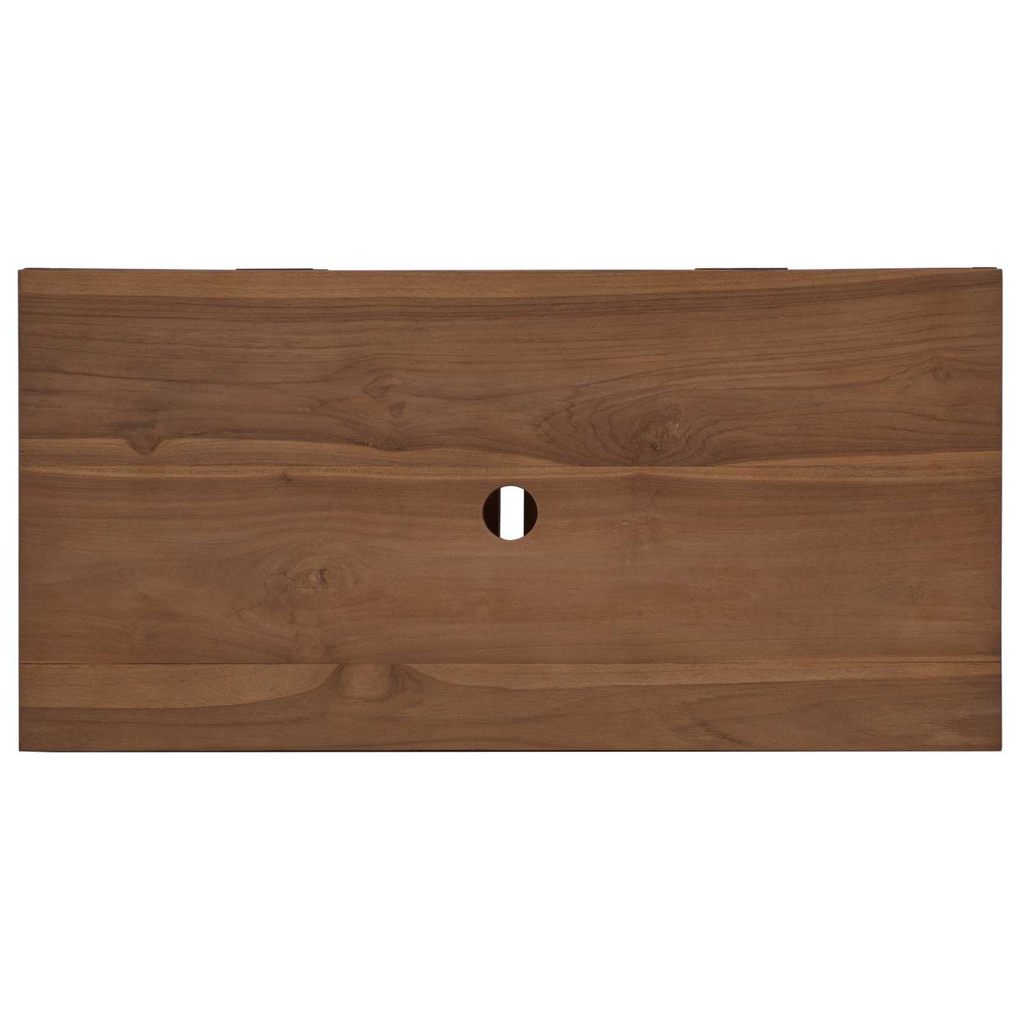 vidaXL Bathroom Cabinet Natural 90 x 45 x 75 cm Solid Teak Wood