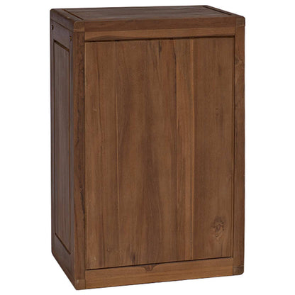 vidaXL Bathroom Side Cabinet Natural 45 x 30 x 70 cm Solid Teak Wood