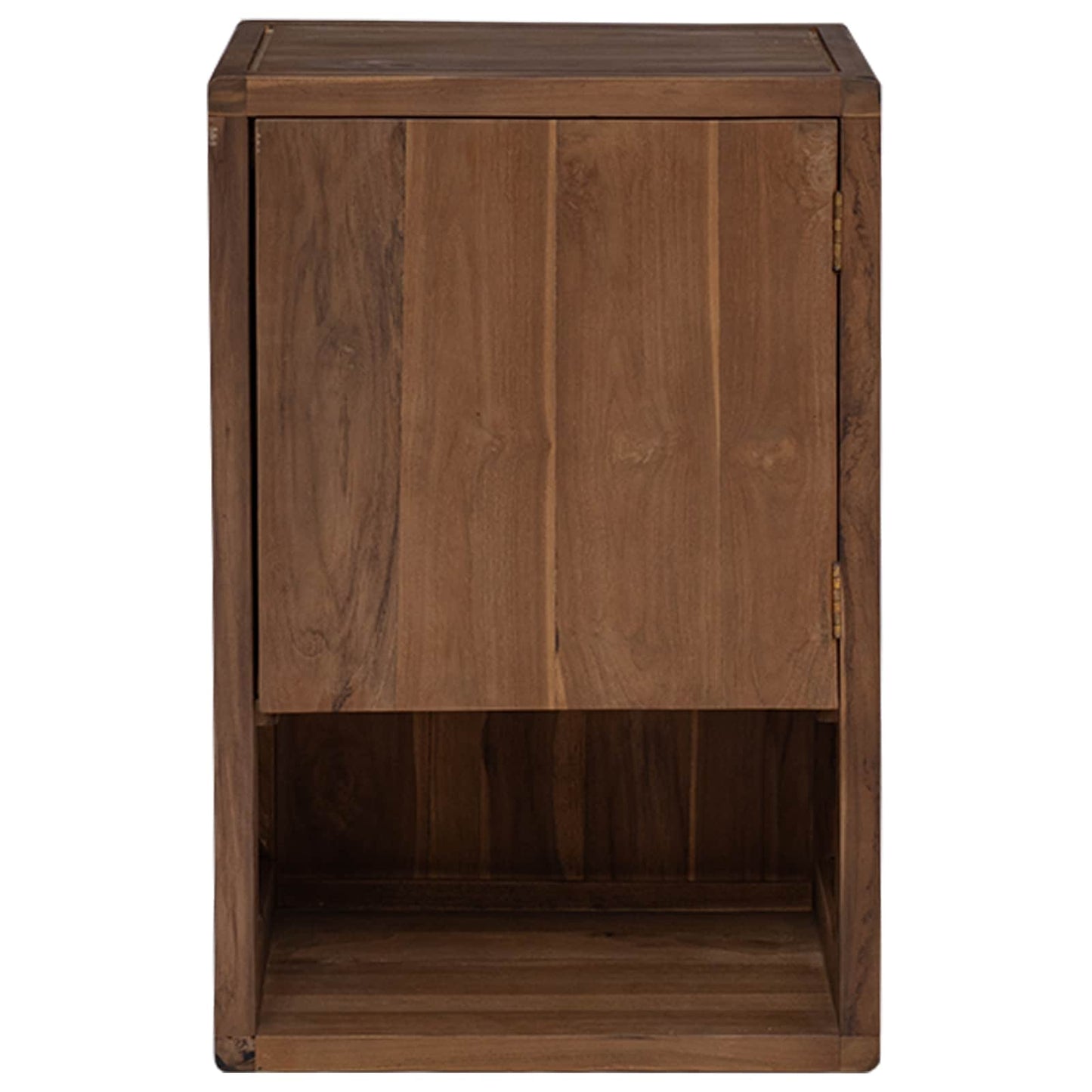 vidaXL Bathroom Side Cabinet Natural 45 x 30 x 70 cm Solid Teak Wood