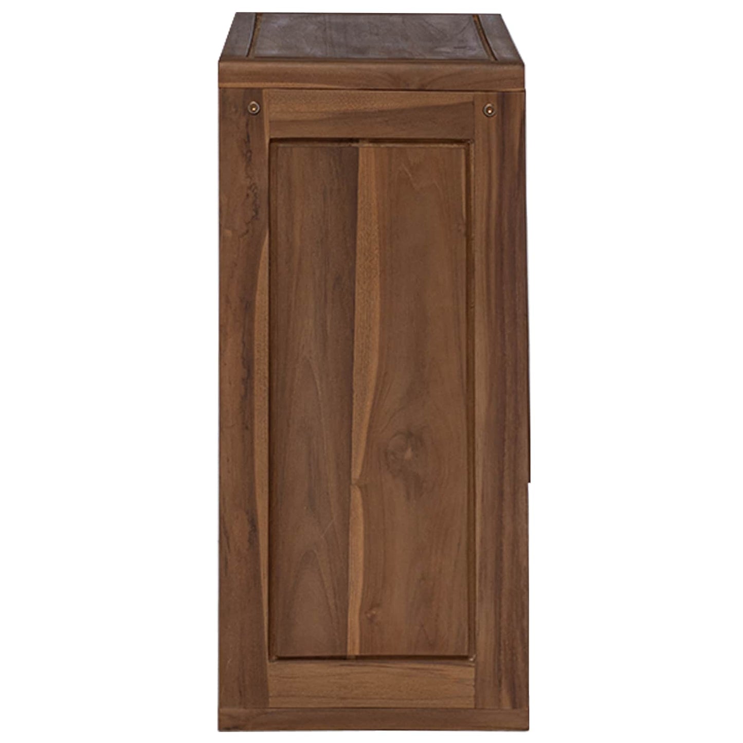 vidaXL Bathroom Side Cabinet Natural 45 x 30 x 70 cm Solid Teak Wood