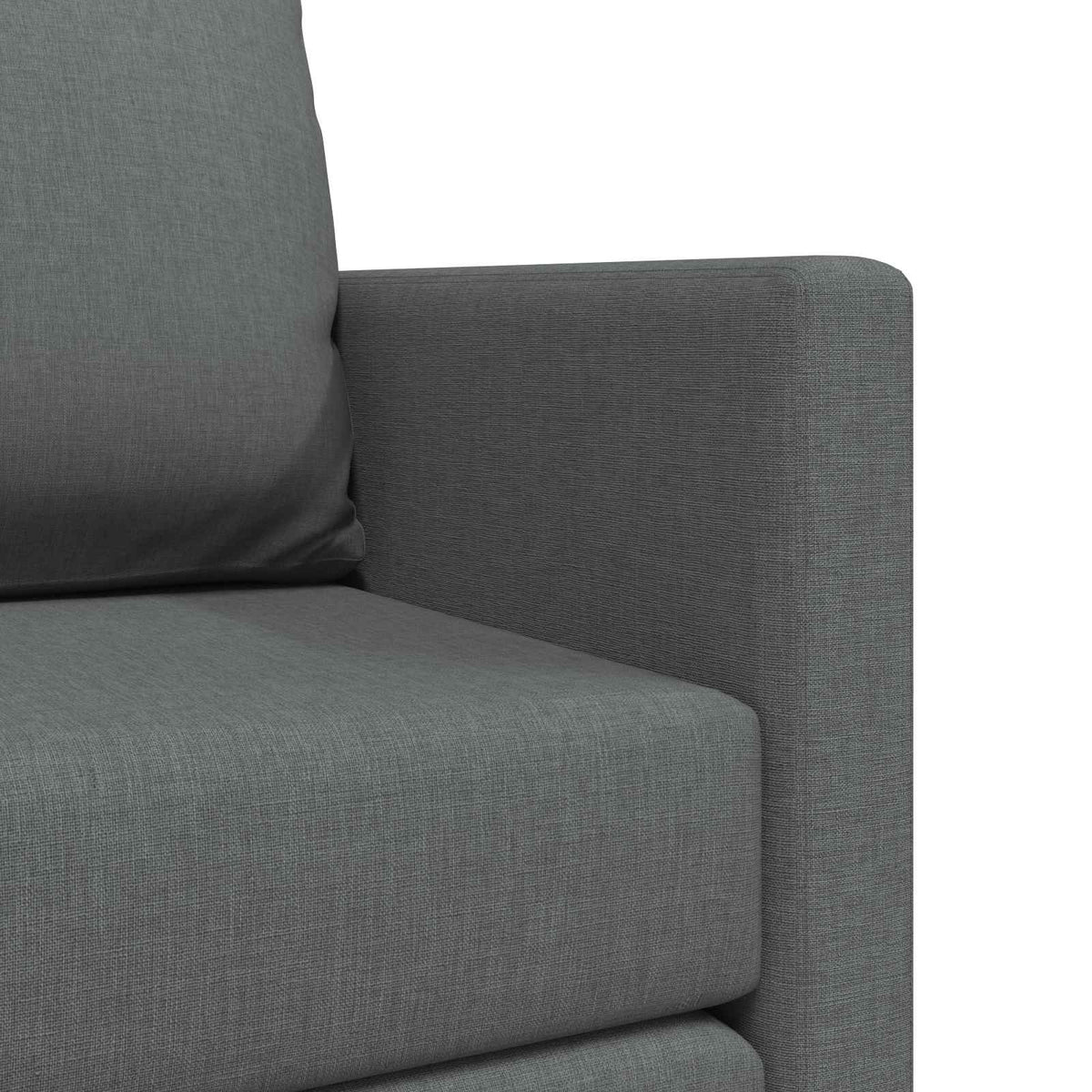 vidaXL Folding Sofa Bed Dark Grey 112 x 60 x 55 cm Fabric