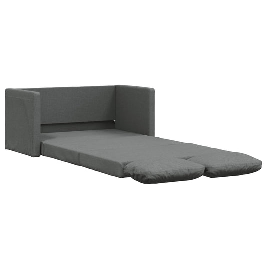 vidaXL Folding Sofa Bed Dark Grey 112 x 60 x 55 cm Fabric