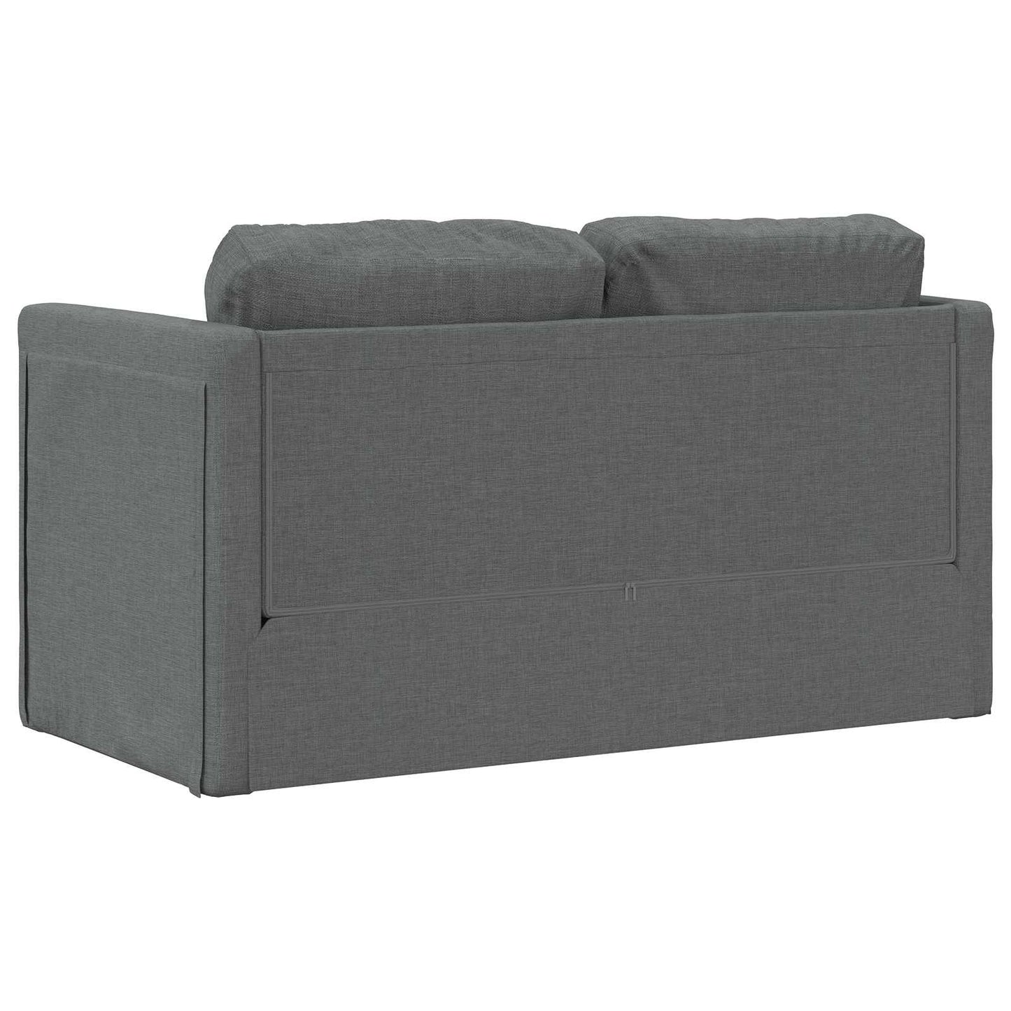 vidaXL Folding Sofa Bed Dark Grey 112 x 60 x 55 cm Fabric