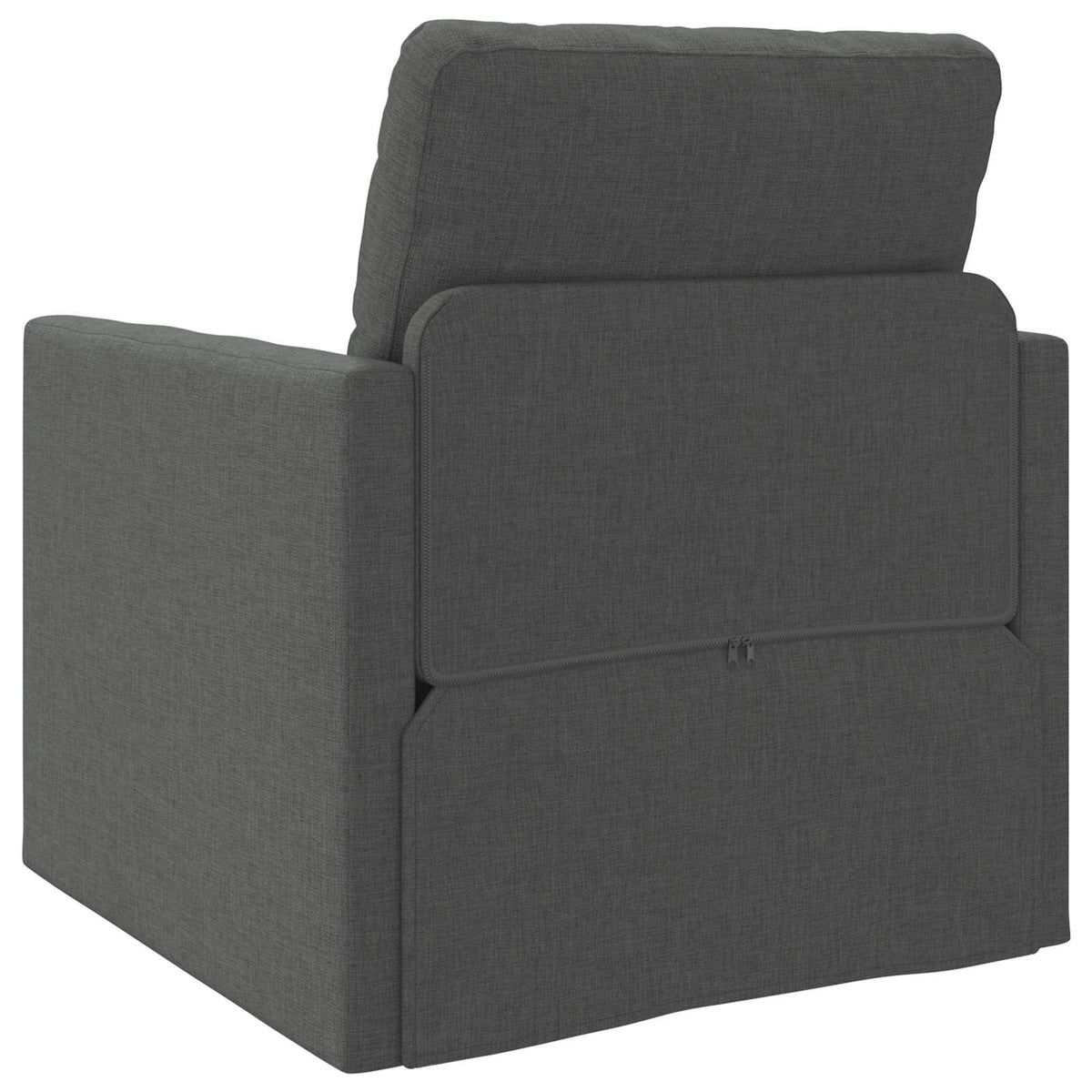 vidaXL Folding Sofa Bed Dark Grey 74 x 77 x 81 cm Fabric