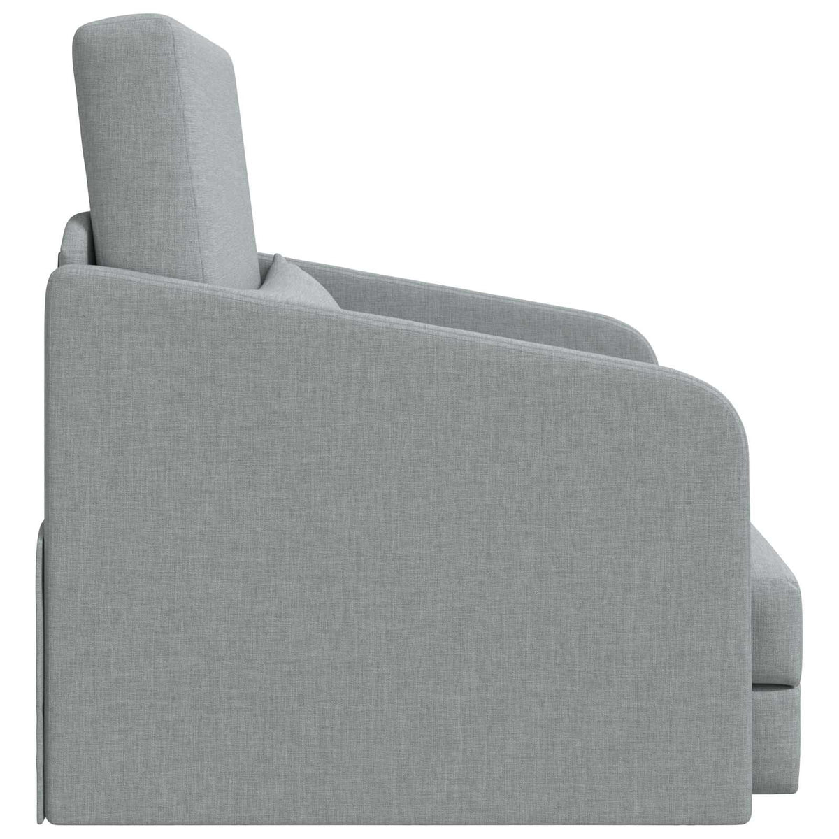 vidaXL Folding Sofa Bed Light Grey 65 x 80 x 83 cm Fabric