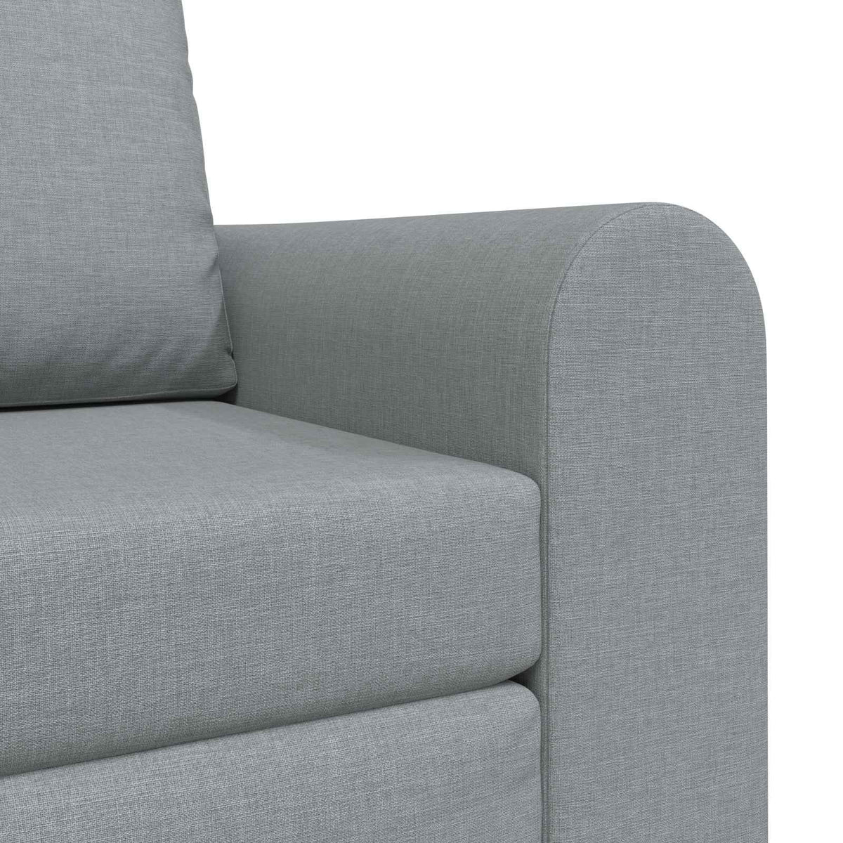 vidaXL Folding Sofa Bed Light Grey 98 x 71 x 83 cm Fabric
