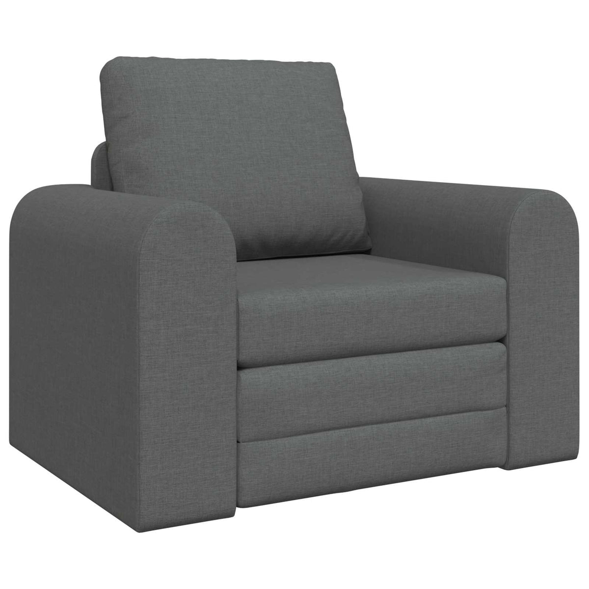 vidaXL Folding Sofa Bed Dark Grey 98 x 71 x 83 cm Fabric